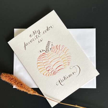 favorite-color-is-autumn-greeting-card