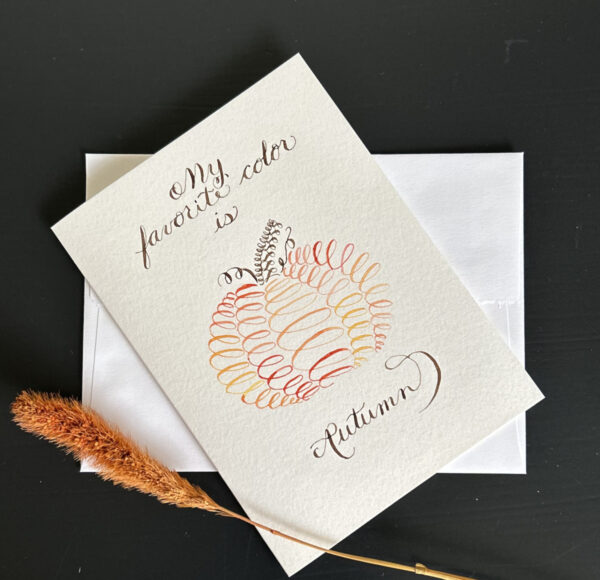 favorite-color-is-autumn-greeting-card