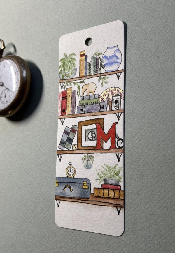 World traveller bookmark custom