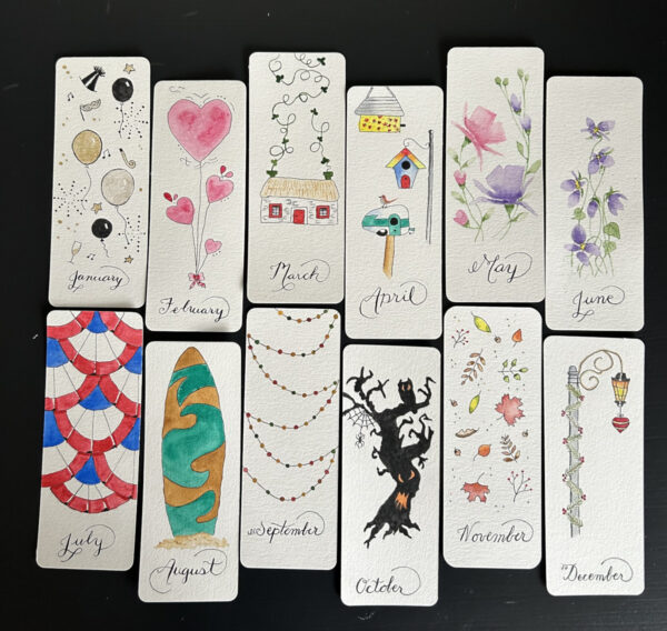 Full year of bookmarks