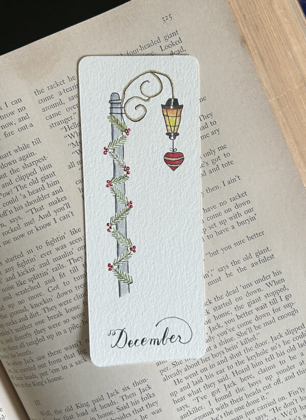 December bookmark