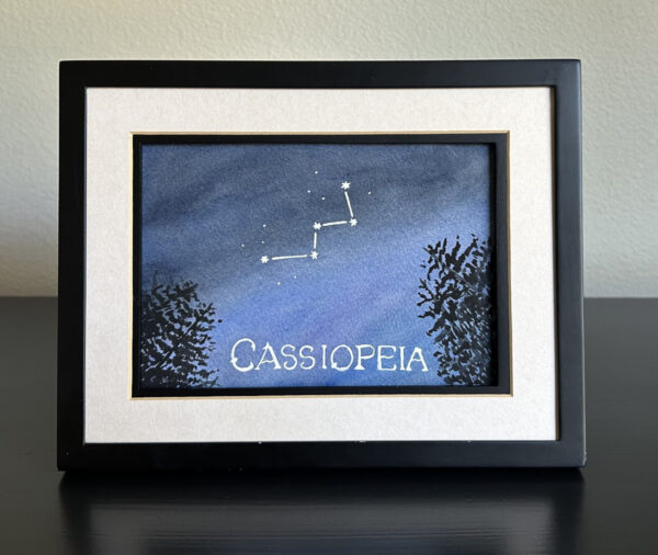 cassiopeia artwork framed