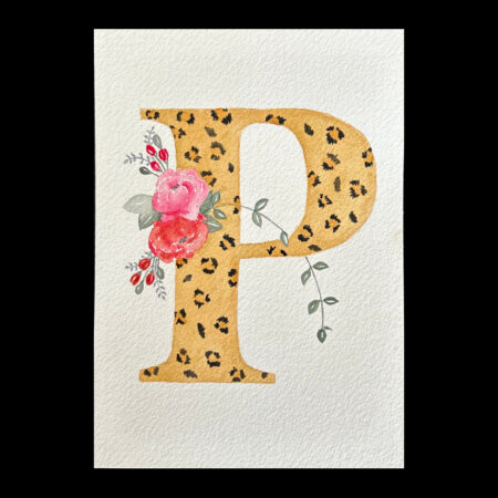 custom-leopard-letter-art