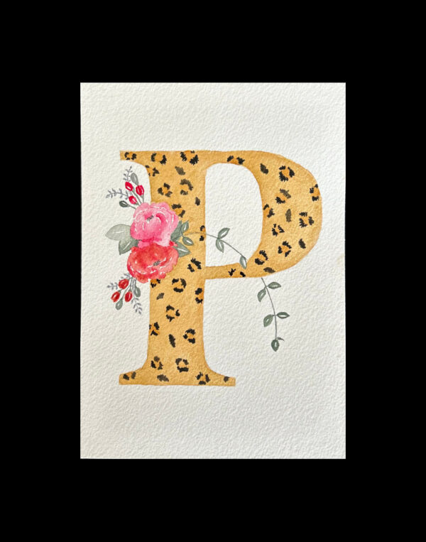 custom-leopard-letter-art