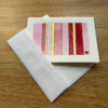 romantic stripes greeting card